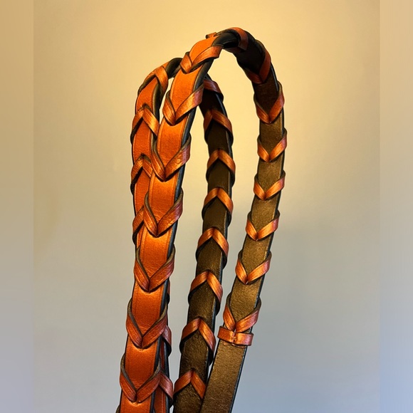 Bobby’s English Tack signature laced reins - Picture 1 of 2